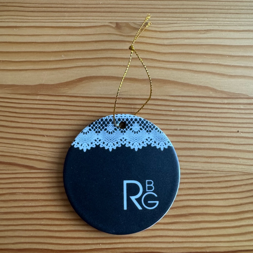 RBG ceramic ornament